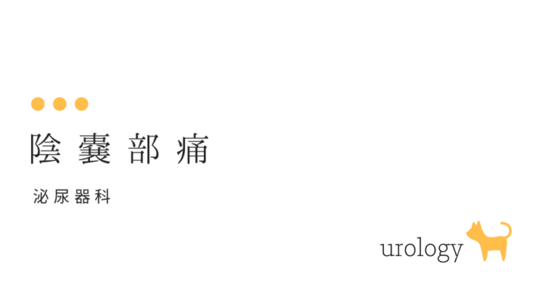 陰嚢部痛 たまたまが痛いのはなぜ?-大…