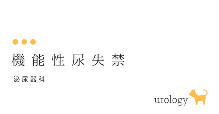 機能性尿失禁 (動けない、分からない、そ…