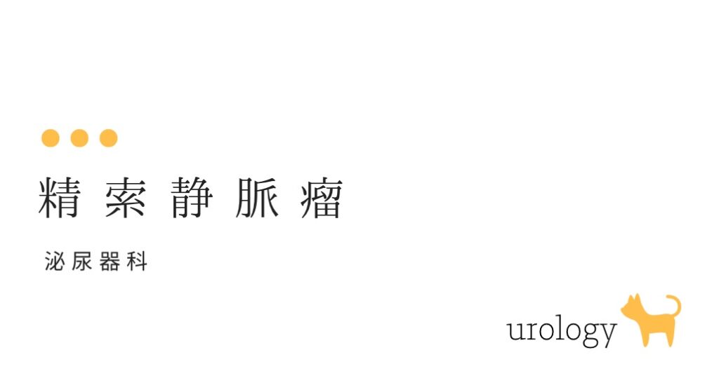 精索静脈瘤（せいさくじょうみゃくりゅう）て何ですか？-大和クリニック-木更津市の泌尿器科